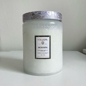 Voluspa Japonica Large Glass Candle “Mokara”